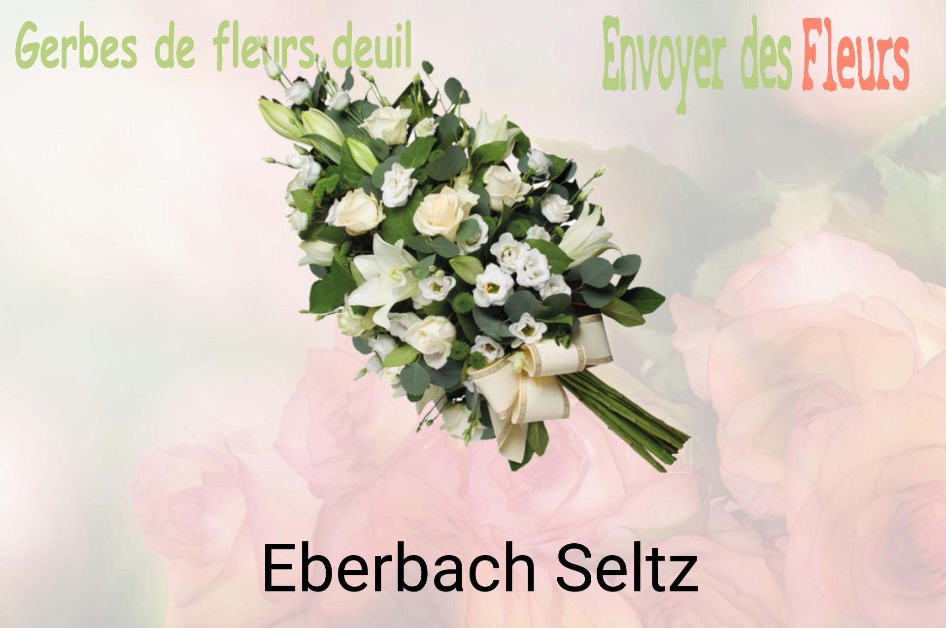 Gerbe de fleurs de deuil livrée à Eberbach-Seltz